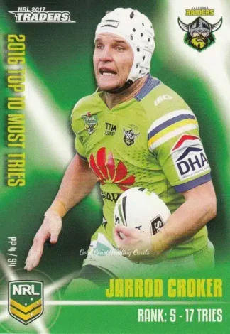 2017 NRL Traders Pieces Of The  Puzzle - PP04 Jarrod Croker Canberra Raiders