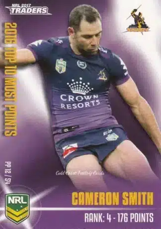 2017 NRL Traders Pieces Of The  Puzzle - PP12 Cameron Smith Melbourne Storm