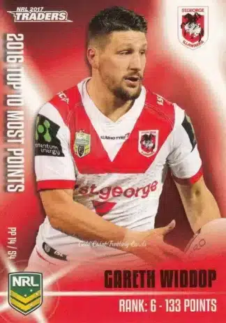 2017 NRL Traders Pieces Of The  Puzzle - PP14 Gareth Widdop St George Dragons