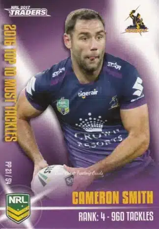 2017 NRL Traders Pieces Of The  Puzzle - PP21 Cameron Smith Melbourne Storm