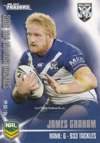 2017 NRL Traders Pieces Of The  Puzzle - PP23 James Graham Canterbury Bulldogs