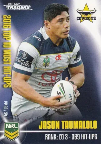 2017 NRL Traders Pieces Of The  Puzzle - PP30 Jason Taumalolo North QLD Cowboys