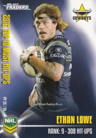 2017 NRL Traders Pieces Of The  Puzzle - PP35 Ethan Lowe North QLD Cowboys