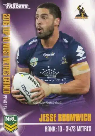 2017 NRL Traders Pieces Of The  Puzzle - PP45 Jesse Bromwich Melbourne Storm
