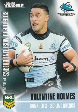 2017 NRL Traders Pieces Of The  Puzzle - PP48 Valentine Holmes Cronulla Sharks