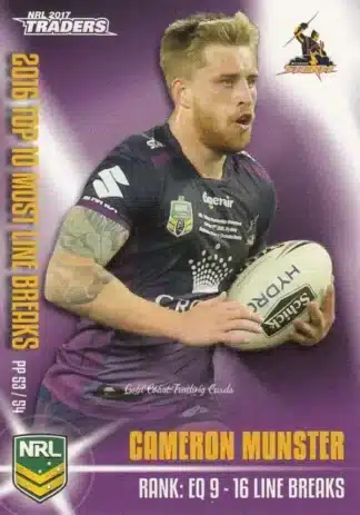 2017 NRL Traders Pieces Of The  Puzzle - PP53 Cameron Munster Melbourne Storm