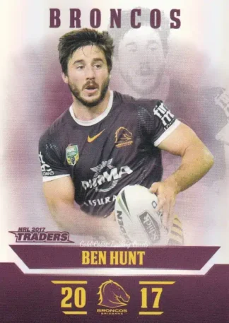2017 NRL Traders Pearl Specials - PS004 Ben Hunt Brisbane Broncos