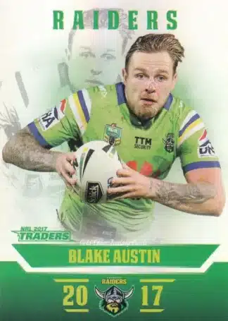 2017 NRL Traders Pearl Specials - PS012 Blake Austin Canberra Raiders