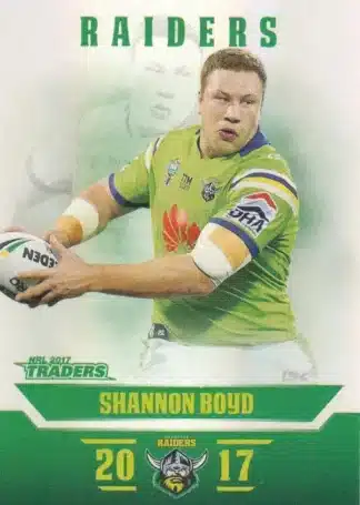 2017 NRL Traders Pearl Specials - PS013 Shannon Boyd Canberra Raiders