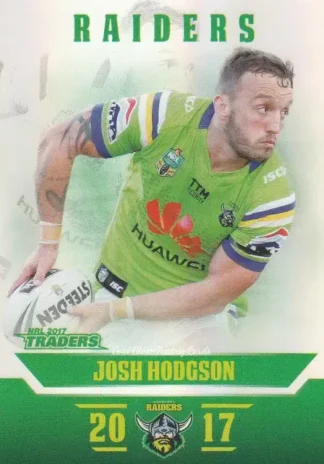 2017 NRL Traders Pearl Specials - PS015 Josh Hodgson Canberra Raiders