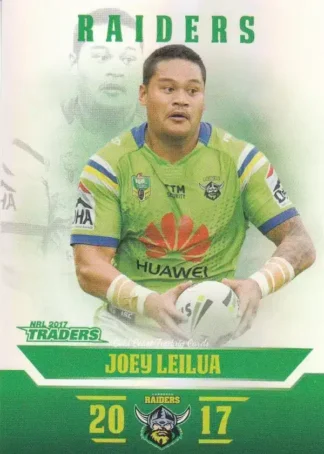 2017 NRL Traders Pearl Specials - PS016 Joey Leilua Canberra Raiders