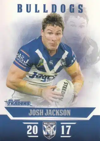 2017 NRL Traders Pearl Specials - PS024 Josh Jackson Canterbury Bulldogs