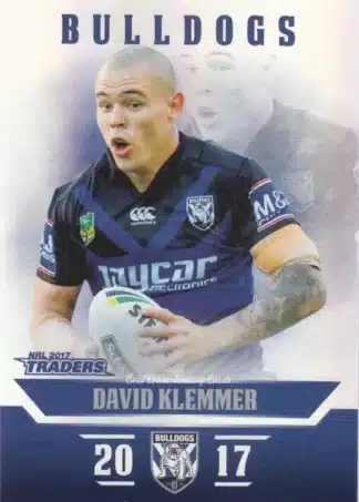 2017 NRL Traders Pearl Specials - PS026 David Klemmer Canterbury Bulldogs