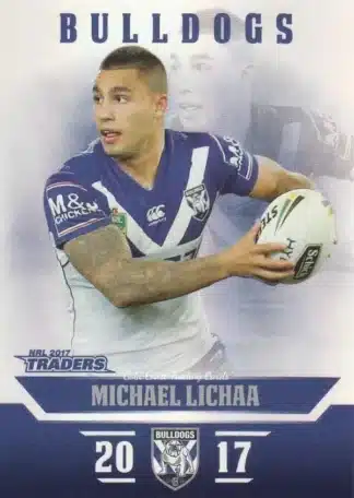 2017 NRL Traders Pearl Specials - PS027 Michael Lichaa Canterbury Bulldogs