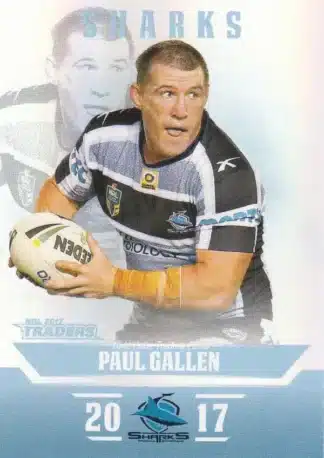 2017 NRL Traders Pearl Specials - PS033 Paul Gallen Cronulla Sharks