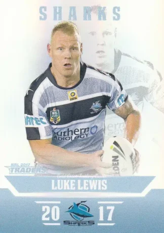 2017 NRL Traders Pearl Specials - PS037 Luke Lewis Cronulla Sharks