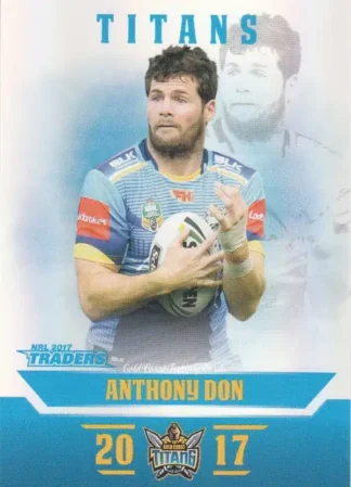 2017 NRL Traders Pearl Specials - PS042 Anthony Don Gold Coast Titans
