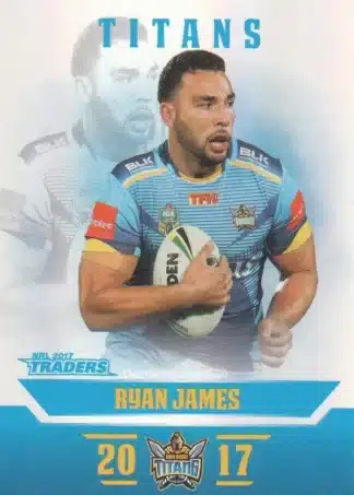 2017 NRL Traders Pearl Specials - PS045 Ryan James Gold Coast Titans