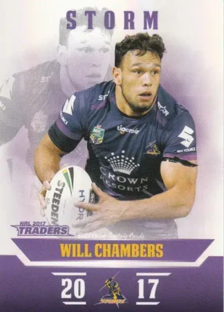 2017 NRL Traders Pearl Specials - PS063 Will Chambers Melbourne Storm