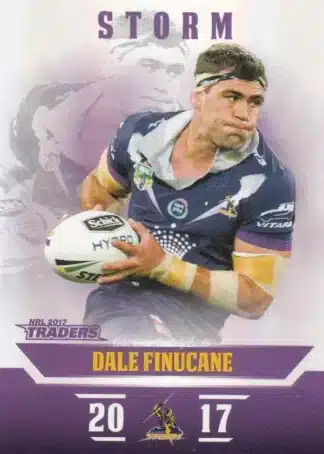 2017 NRL Traders Pearl Specials - PS065 Dale Finucane Melbourne Storm