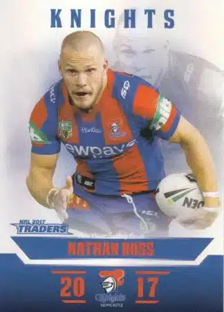 2017 NRL Traders Pearl Specials - PS077 Nathan Ross Newcastle Knights