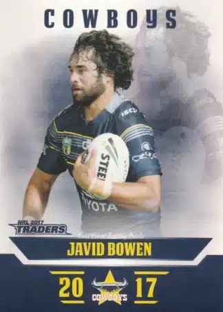 2017 NRL Traders Pearl Specials - PS082 Javid Bowen North QLD Cowboys