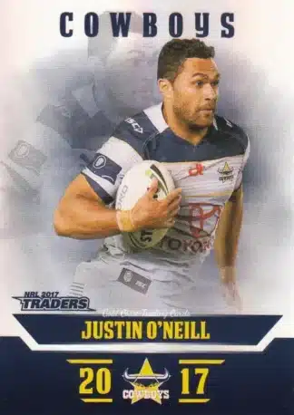 2017 NRL Traders Pearl Specials - PS087 Justin O'neill North QLD Cowboys
