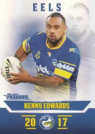 2017 NRL Traders Pearl Specials - PS092 Kenny Edwards Parramatta Eels