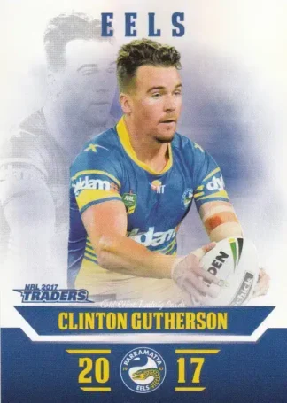 2017 NRL Traders Pearl Specials - PS094 Clinton Gutherson Parramatta Eels