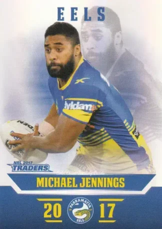 2017 NRL Traders Pearl Specials - PS095 Michael Jennings Parramatta Eels
