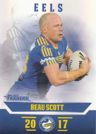2017 NRL Traders Pearl Specials - PS099 Beau Scott Parramatta Eels
