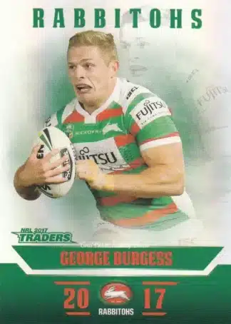 2017 NRL Traders Pearl Specials - PS112 George Burgess South Sydney Rabbitohs