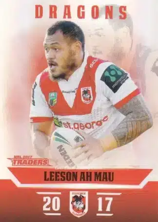 2017 NRL Traders Pearl Specials - PS122 Leeson Ah Mau St George Dragons