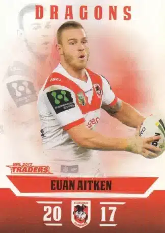 2017 NRL Traders Pearl Specials - PS123 Euan Aitken St George Dragons