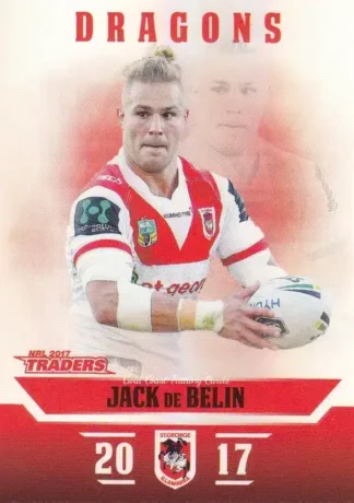 2017 NRL Traders Pearl Specials - PS124 Jack De Belin St George Dragons