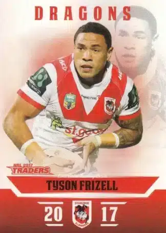 2017 NRL Traders Pearl Specials - PS126 Tyson Frizell St George Dragons