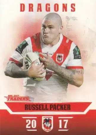 2017 NRL Traders Pearl Specials - PS127 Russell Packer St George Dragons