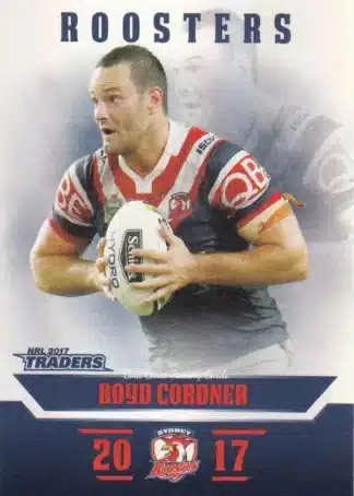 2017 NRL Traders Pearl Specials - PS133 Boyd Cordner Sydney Roosters