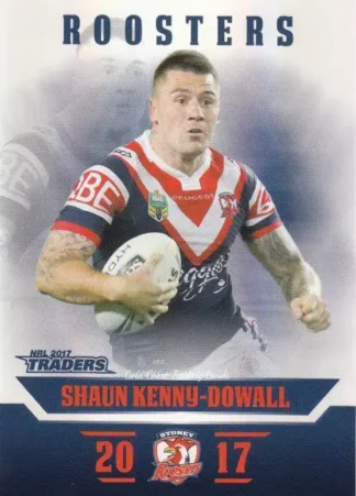 2017 NRL Traders Pearl Specials - PS136 Shaun Kenny-Dowall Sydney Roosters
