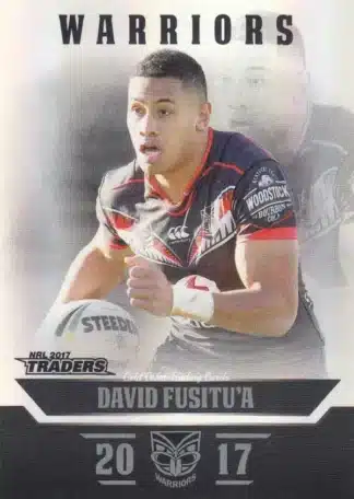 2017 NRL Traders Pearl Specials - PS142 David Fusitu'a Warriors