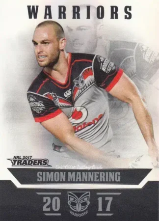 2017 NRL Traders Pearl Specials - PS149 Simon Mannering Warriors