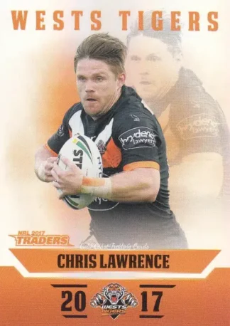 2017 NRL Traders Pearl Specials - PS153 Chris Lawrence Wests Tigers