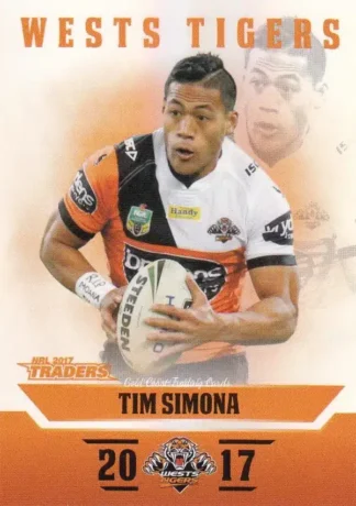 2017 NRL Traders Pearl Specials - PS157 Tim Simona Wests Tigers