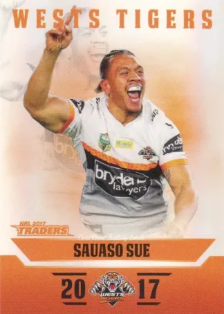 2017 NRL Traders Pearl Specials - PS158 Sauaso Sue Wests Tigers