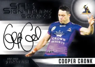 2017 NRL Traders Black SAS Signature - SASB07 Cooper Cronk Melbourne Storm