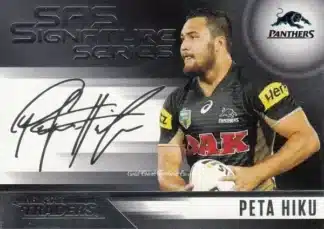 2017 NRL Traders Black SAS Signature - SASB11 Peta Hiku Penrith Panthers