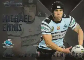 2017 NRL Traders Season To Remember - SR07 Michael Ennis Cronulla Sharks
