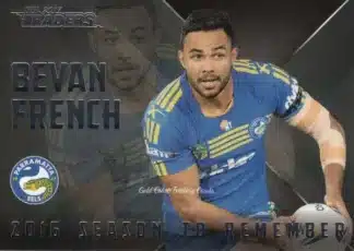 2017 NRL Traders Season To Remember - SR20 Bevan French Parramatta Eels