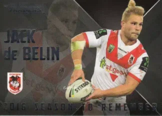 2017 NRL Traders Season To Remember - SR25 Jack De Belin St George Dragons