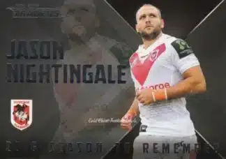 2017 NRL Traders Season To Remember - SR26 Jason Nightingale St George Dragons